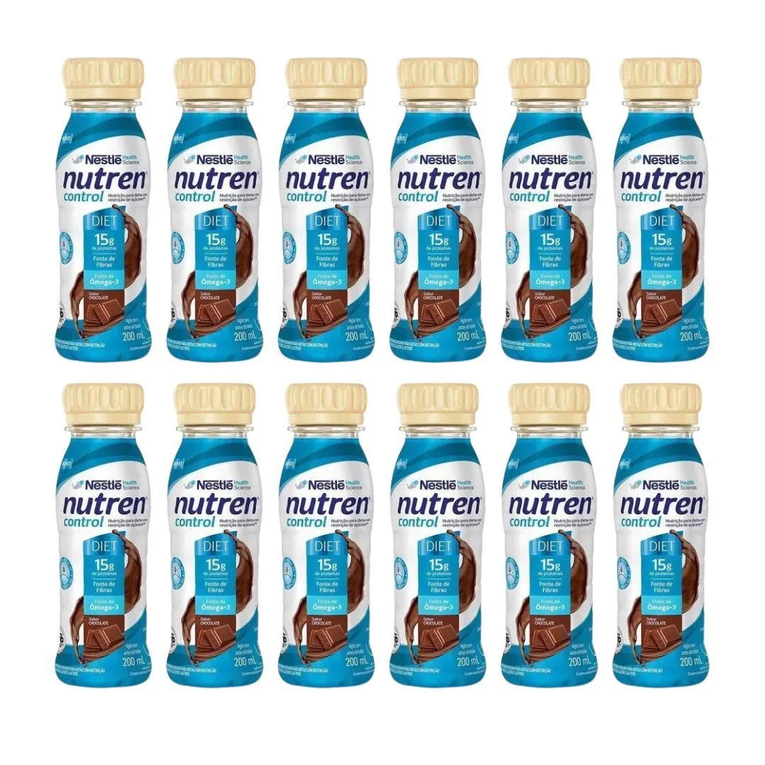 KIT 12X NUTREN CONTROL 200ML - CHOCOLATE - NESTLé