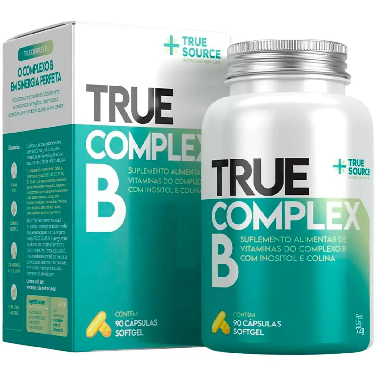 TRUE COMPLEX B (90 CAPSULAS) - TRUE SOURCE