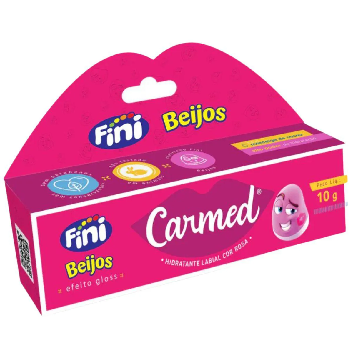PROTETOR LABIAL CARMED BEIJOS HIDRATAçãO E FPS NATURAL