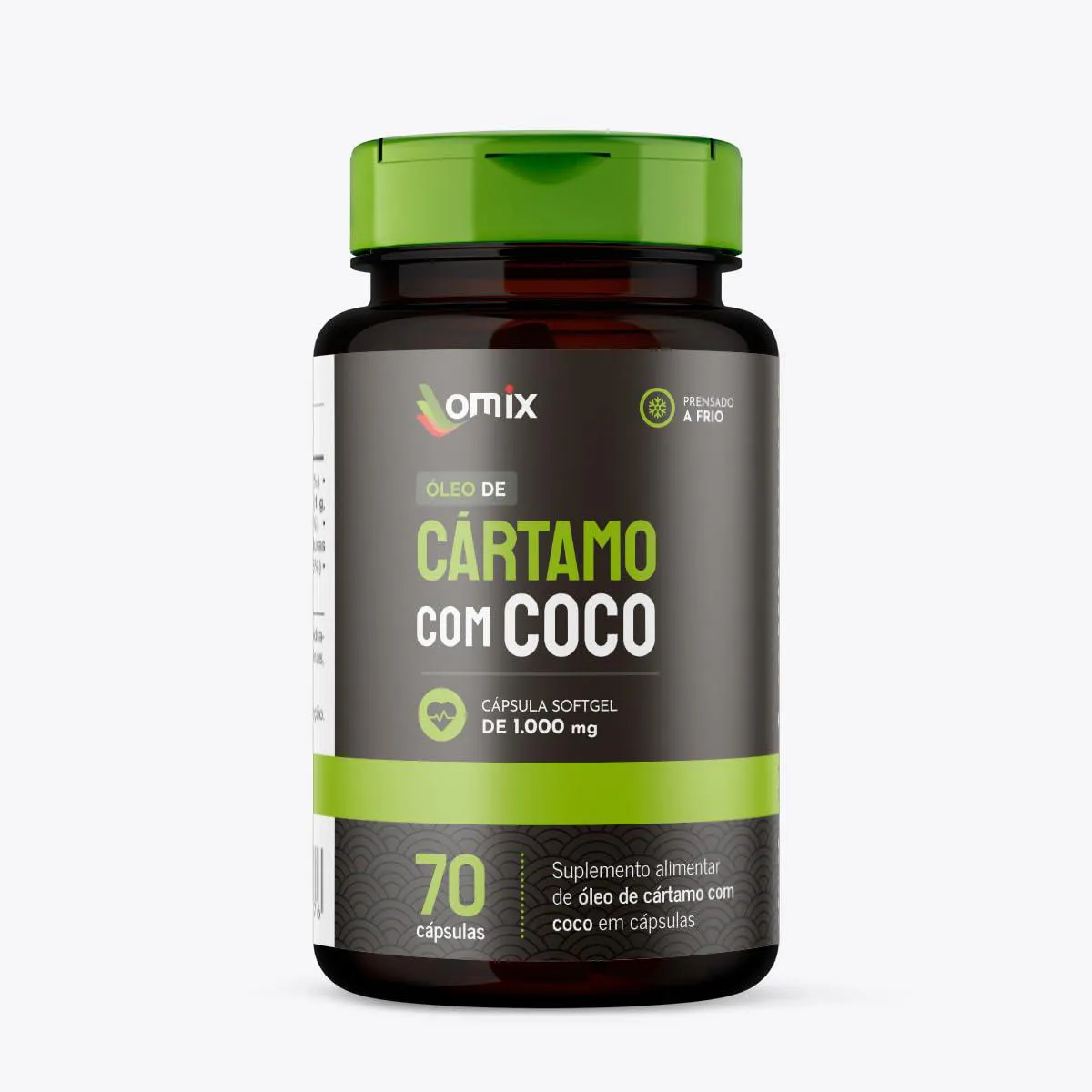 ÓLEO DE CáRTAMO + COCO (1 G) - 70 CáPSULAS