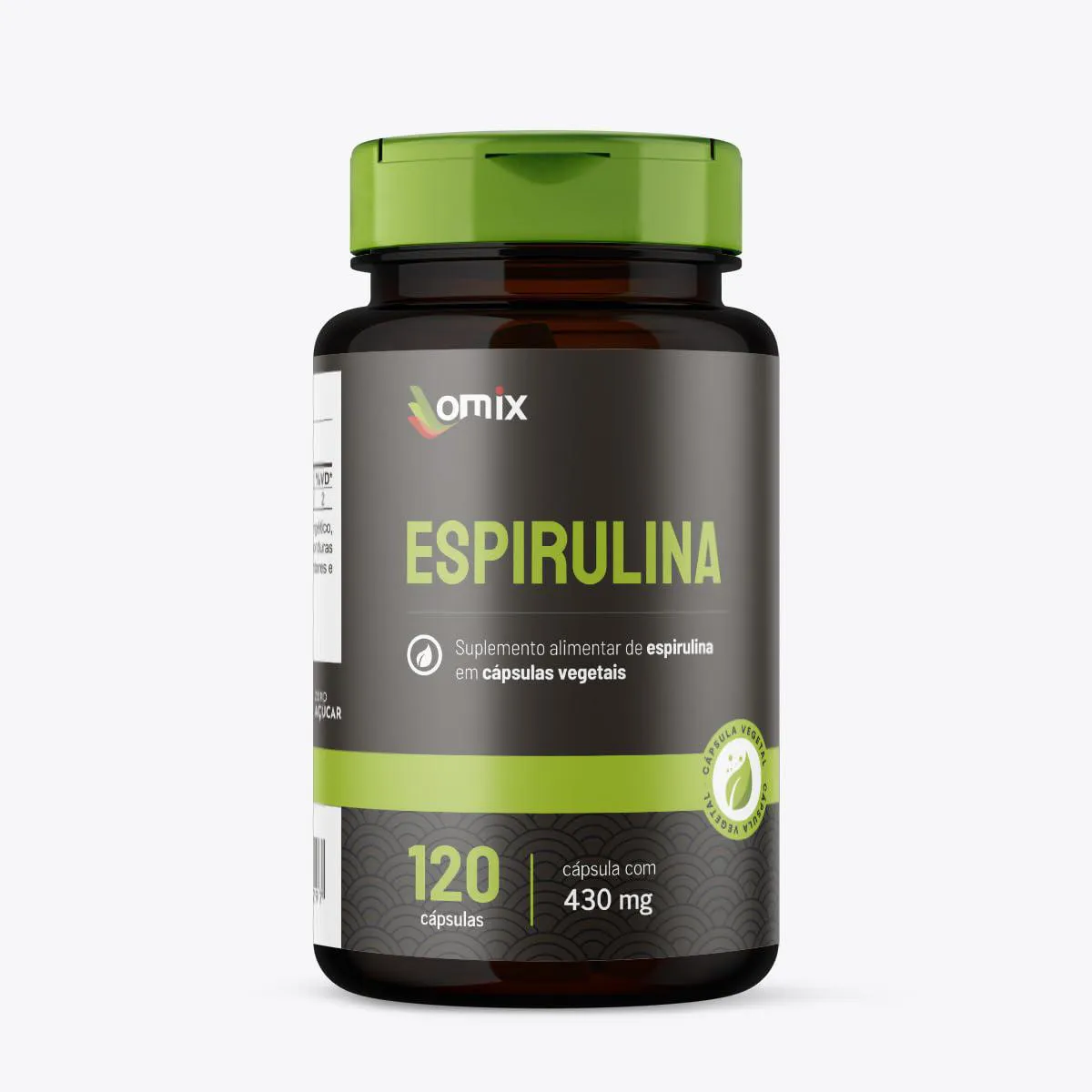 ESPIRULINA - 120 CáPSULAS - OMIX