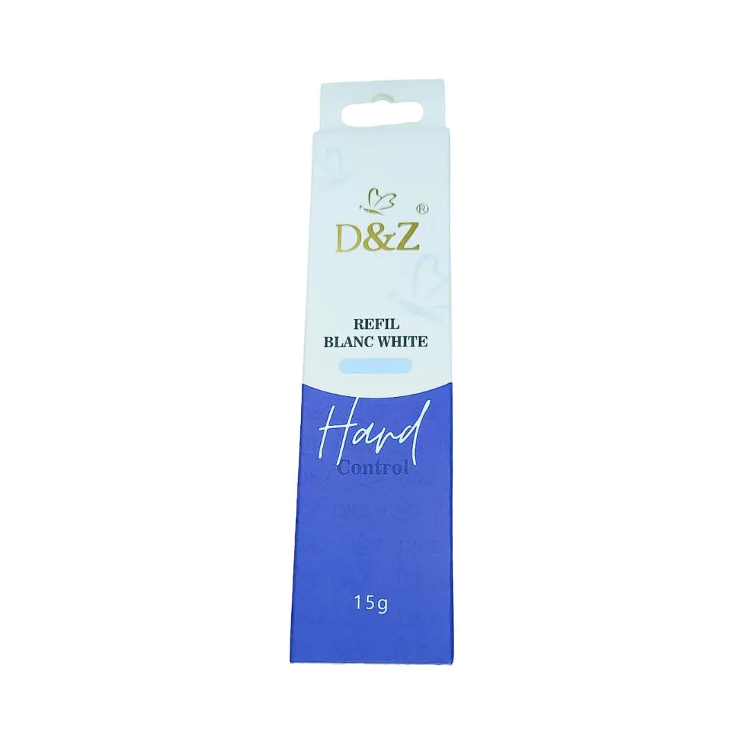 GEL LED/UV D&Z HARD CONTROL BLANC WHITE SACHê 15G