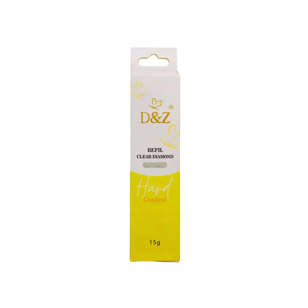 GEL LED/UV D&Z HARD CONTROL CLEAR DIAMOND SACHê 15G