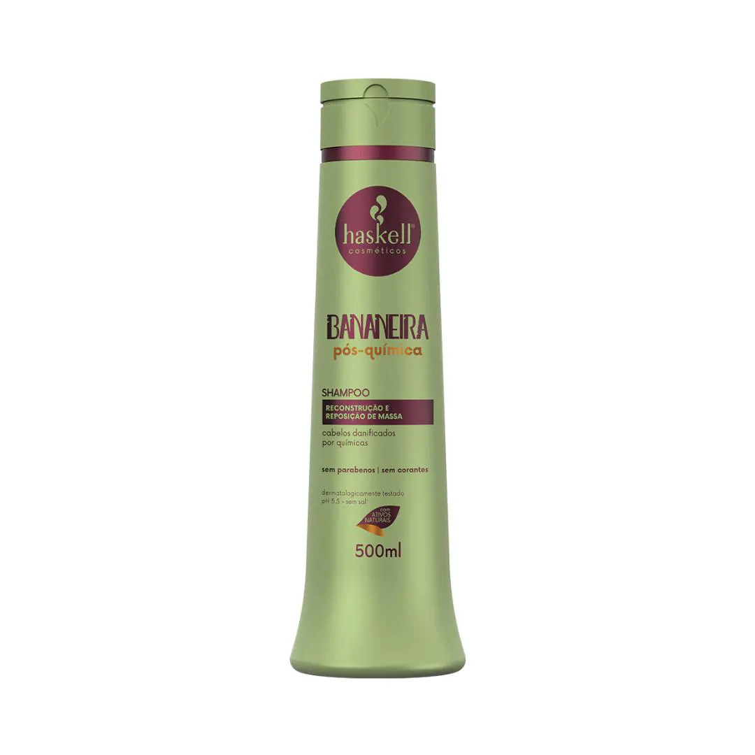 SHAMPOO HASKELL BANANEIRA PóS QUíMICA 500ML