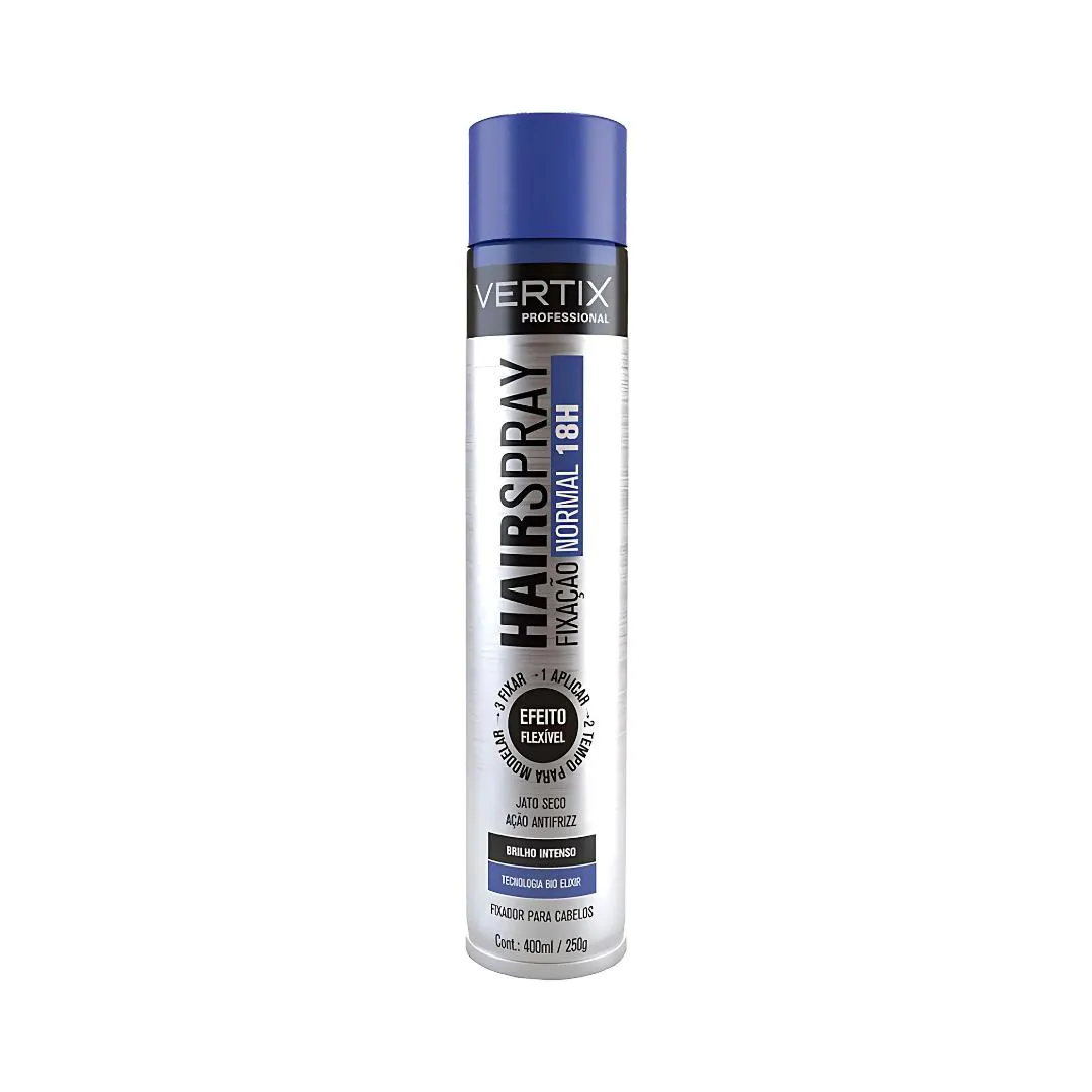 SPRAY FIXADOR VERTIX NORMAL 18H JATO SECO 400ML