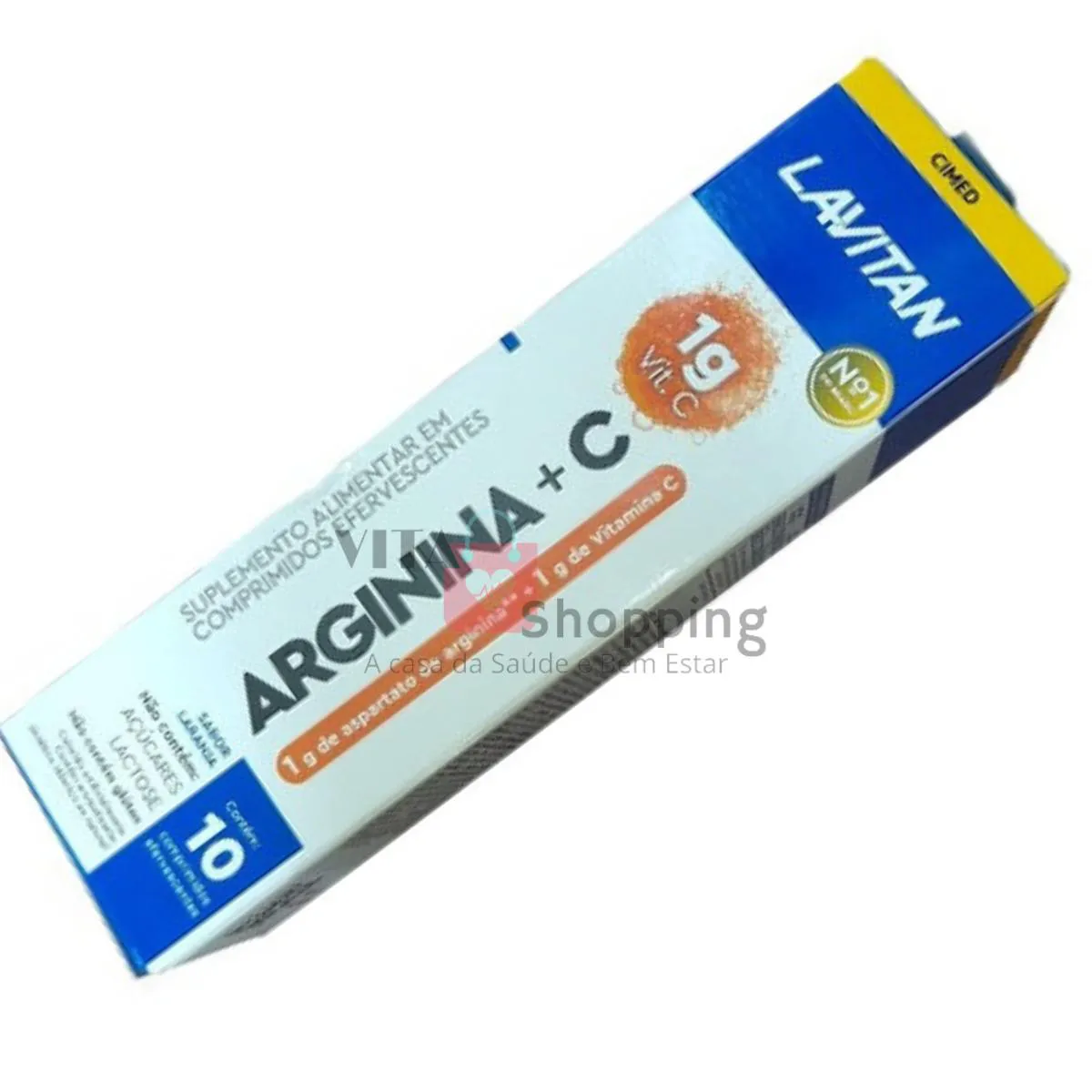 ARGININA 1G + VITAMINA C 1G - LAVITAN - VITALIDADE E IMUNI