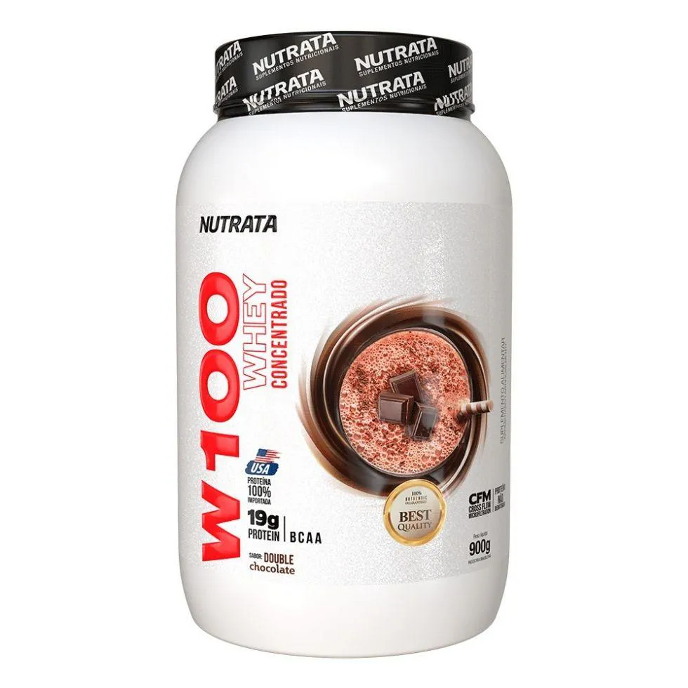 100% WHEY (900G) - SABOR: CHOCOLATE