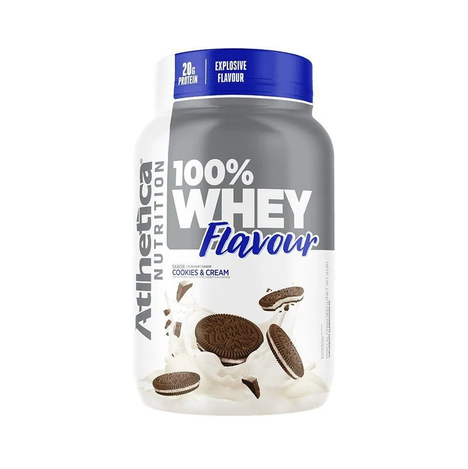 100% WHEY FLAVOUR (900G) - SABOR: COOKIES E CREAM