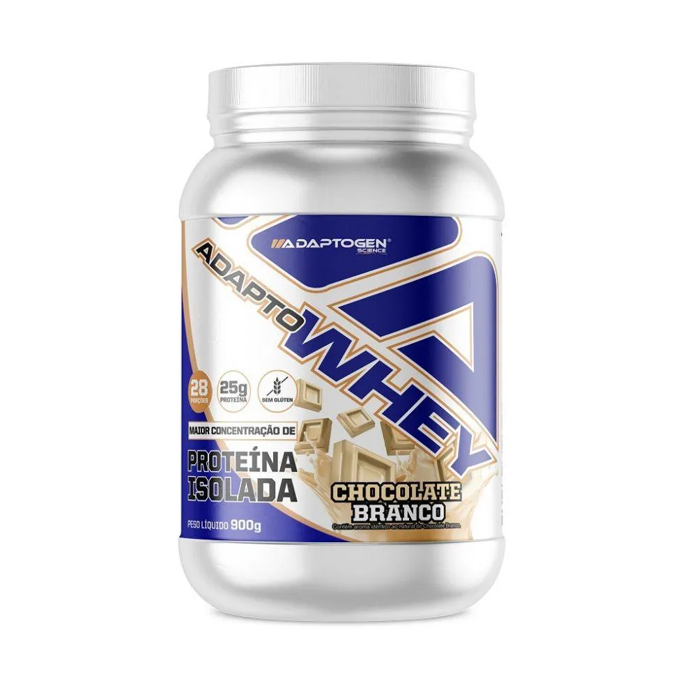 ADAPTO WHEY (900G) - SABOR: CHOCOLATE BRANCO