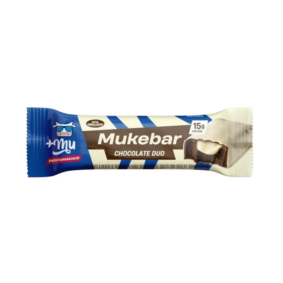 BARRINHA MUKEBAR (60G) - SABOR: CHOCOLATE DUO