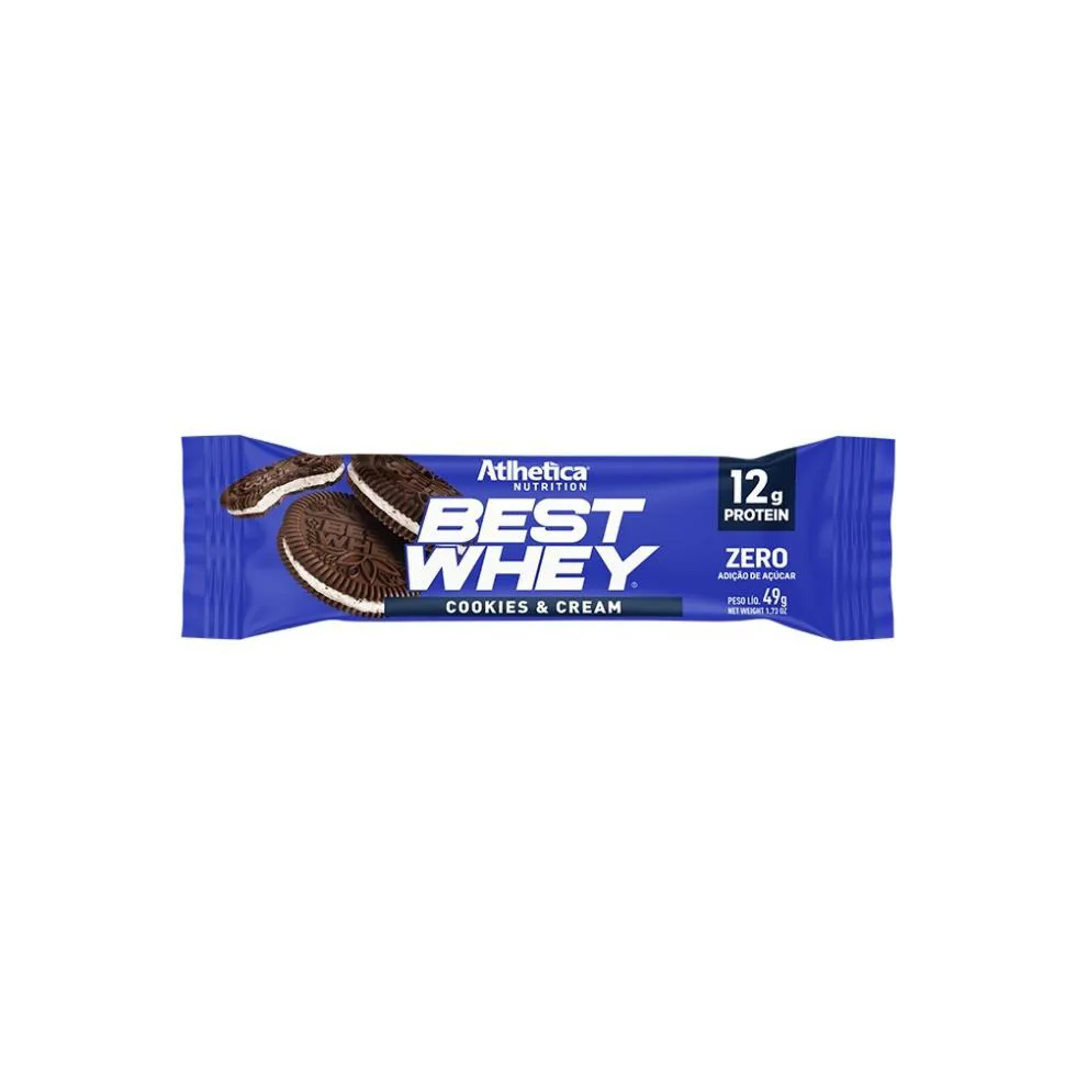 BEST WHEY BAR (62G) - SABOR: COOKIES E CREAM (49G)