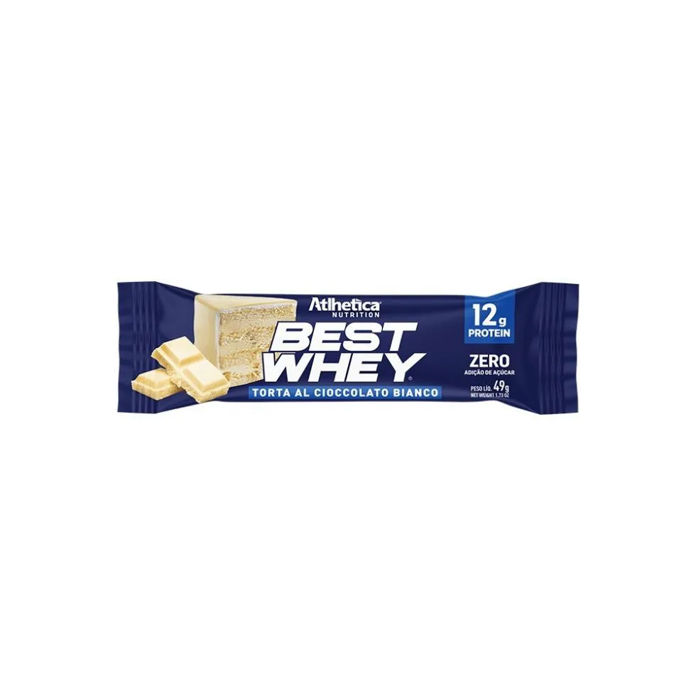 BEST WHEY BAR (62G) - SABOR: TORTA DE CHOC. BRANCO (49G)