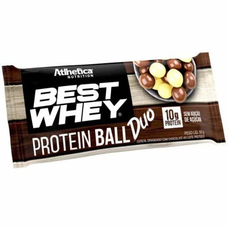BEST WHEY PROTEIN BALL (50G) - SABOR: DUO - CHOCO BRANCO/CHOCO AO LEITE