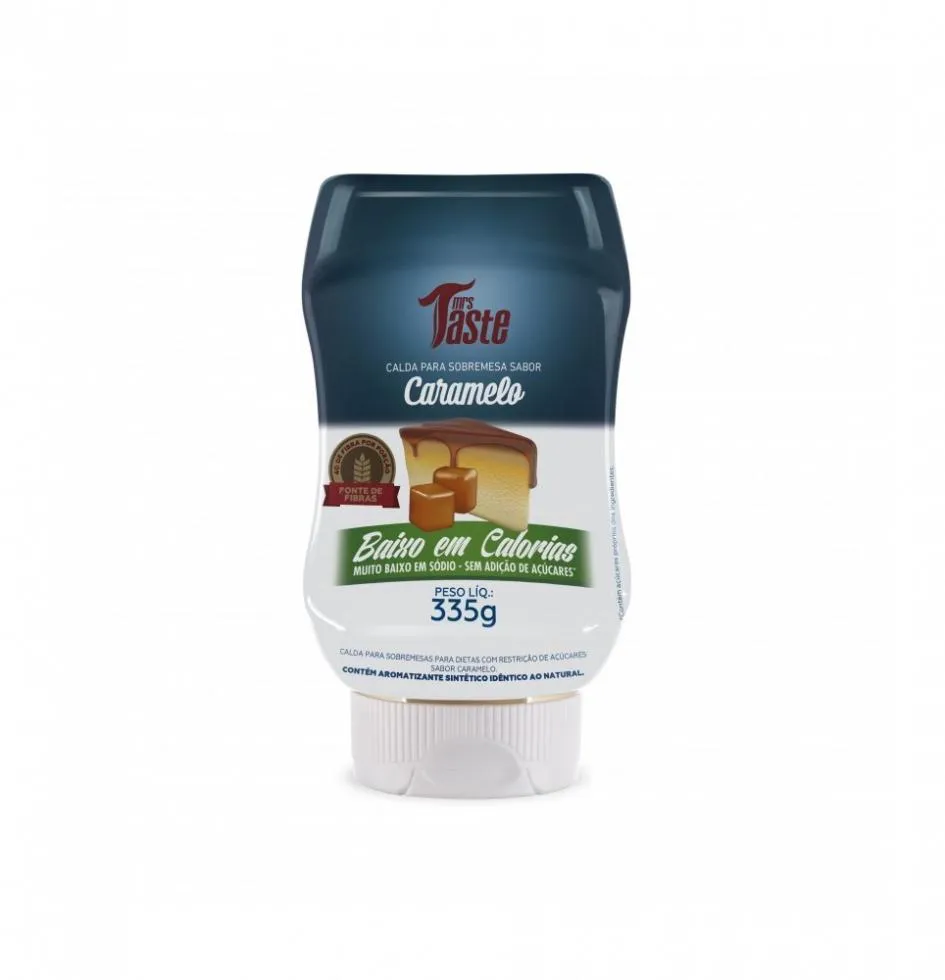 CALDA BAIXA CALORIA E BAIXO SóDIO (335G) - SABORES - SABOR: CARAMELO