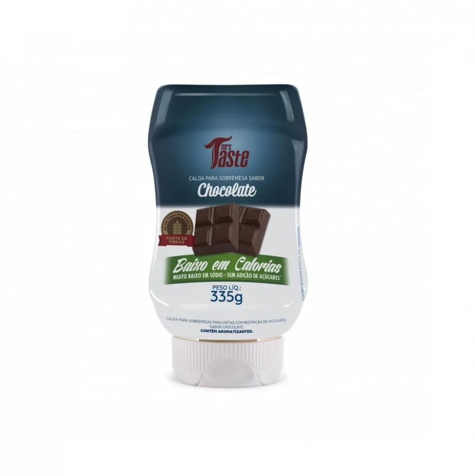 CALDA BAIXA CALORIA E BAIXO SóDIO (335G) - SABORES - SABOR: CHOCOLATE