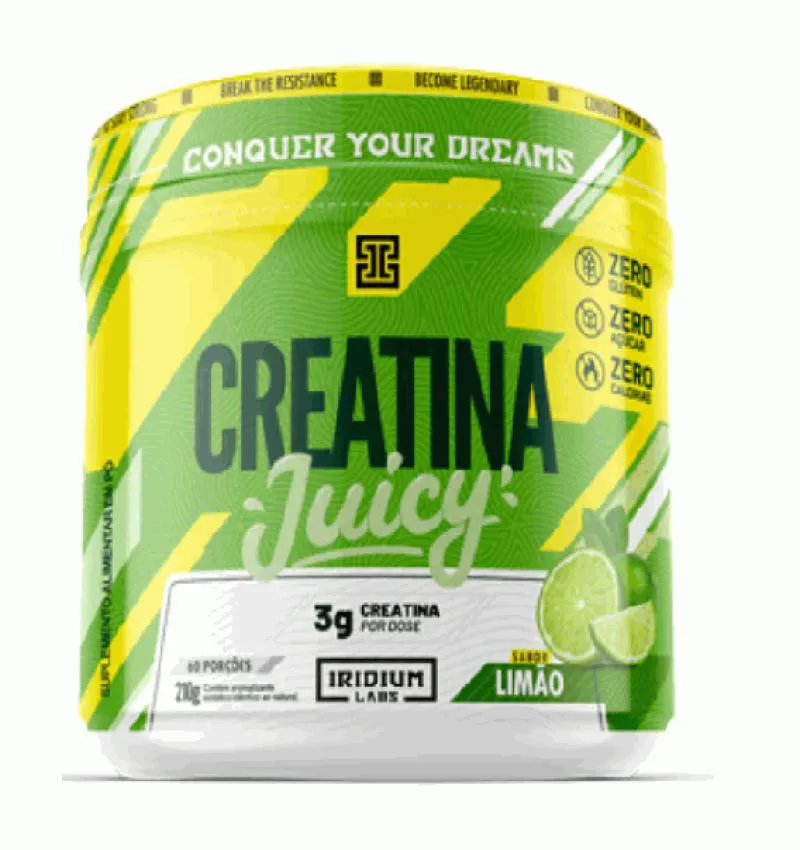 CREATINA JUICY (210G) - SABOR: LIMãO