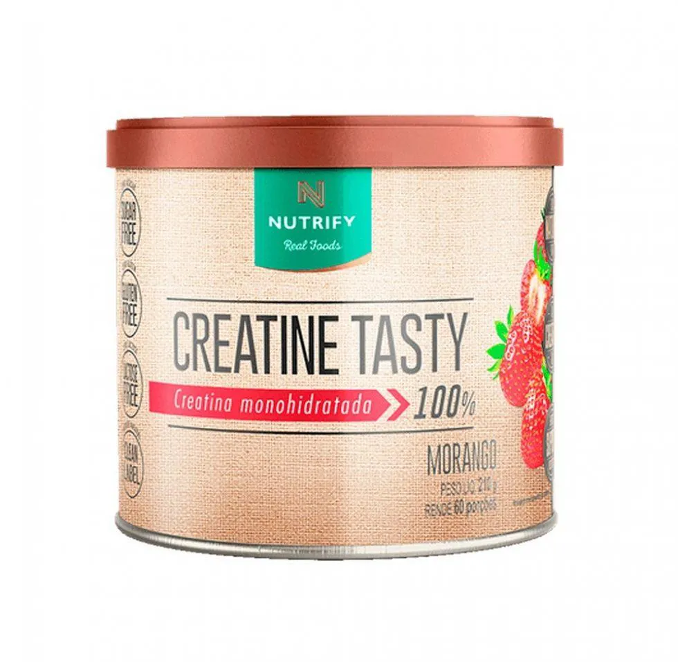 CREATINE TASTY (210G) - SABOR: MORANGO