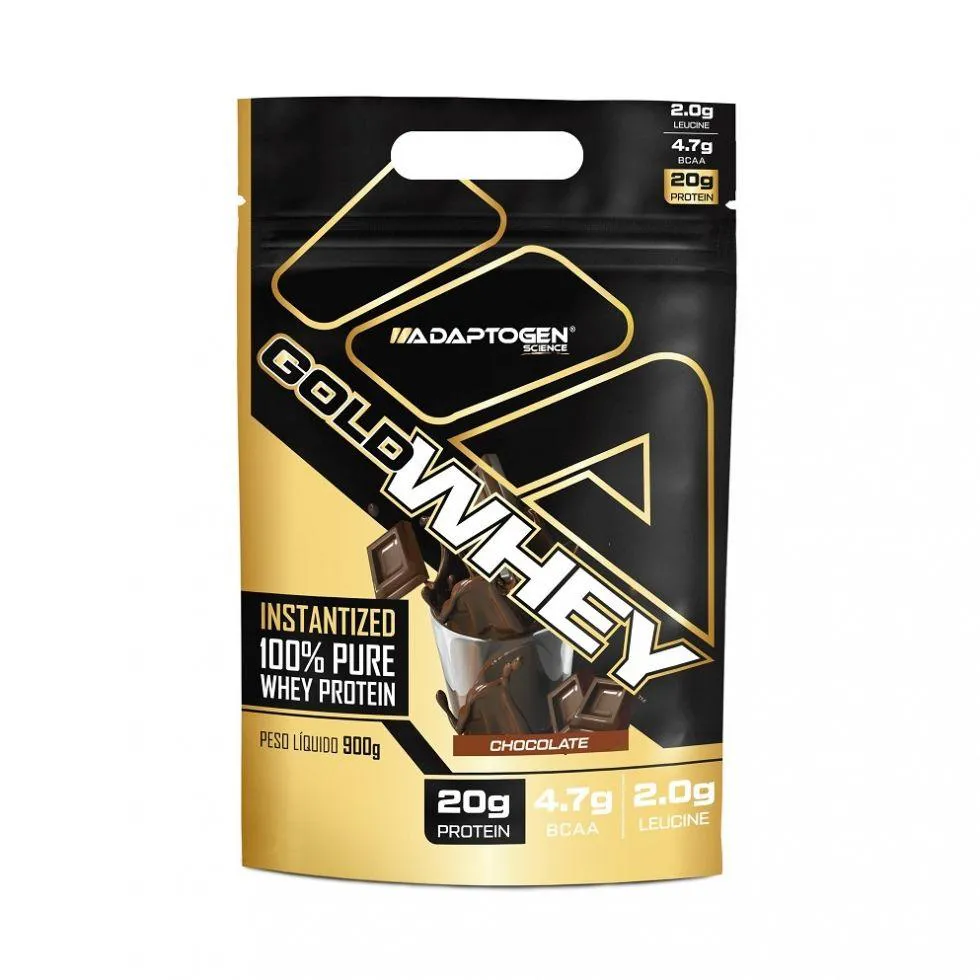GOLD WHEY REFIL (900G) - SABOR: CHOCOLATE