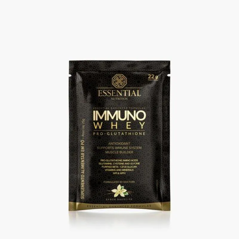 IMMUNO WHEY PRO GLUTATHIONE SACHê (25G) - SABOR: BAUNILHA