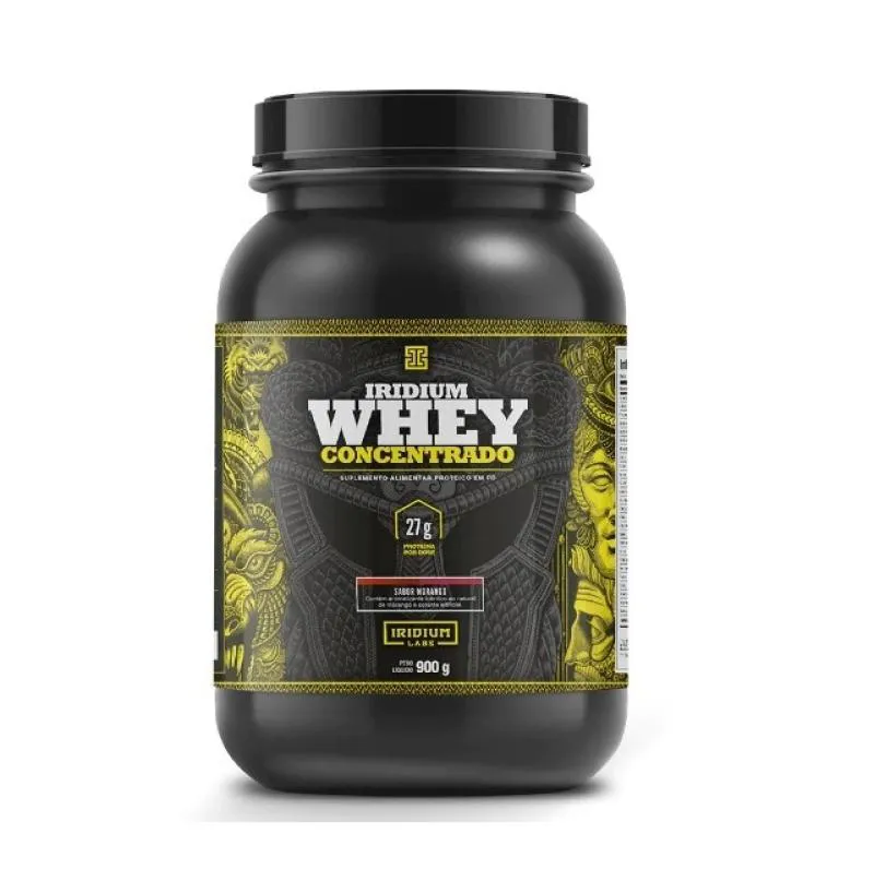 IRIDIUM WHEY CONCENTRADO (900G) - SABOR: MORANGO