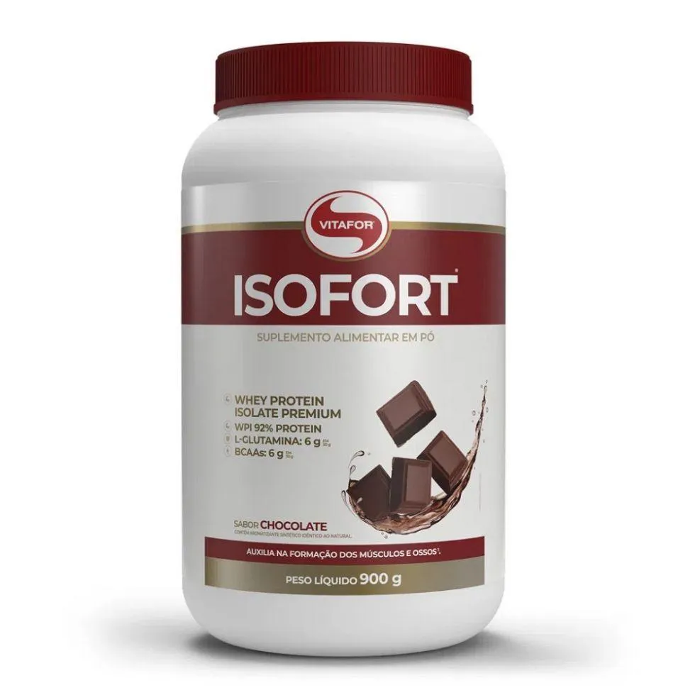 ISOFORT (900G) - SABOR: CHOCOLATE