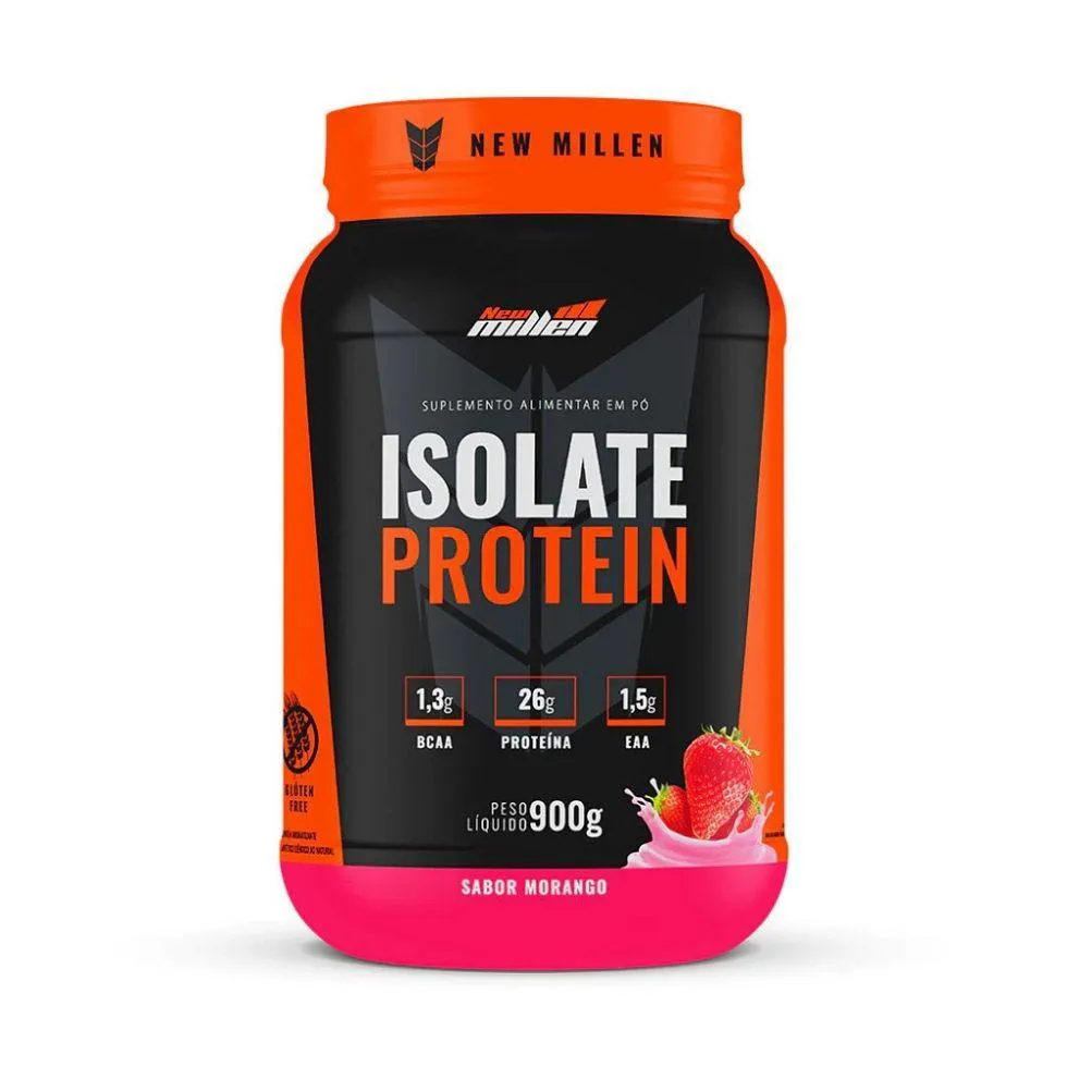 ISOLATE PROTEIN (900G) - SABOR: MORANGO