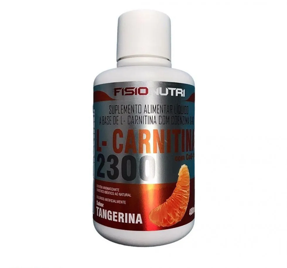 L-CARNITINA COM COQ-10 (480ML) - SABOR: TANGERINA