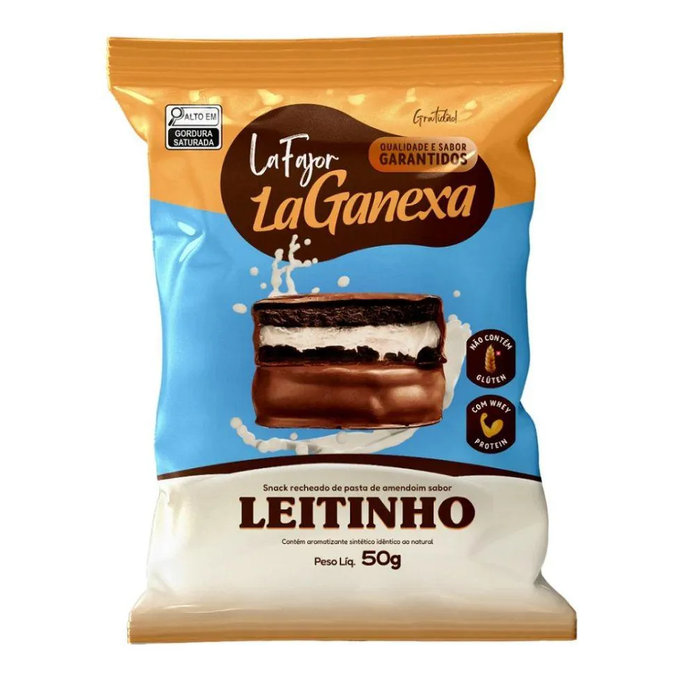 LA FAJOR LA GANEXA (50G) - SABOR: LEITINHO C/ WHEY PROTEIN