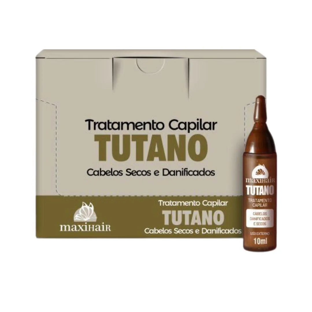 AMPOLA DE VITAMINA  MAXIHAIR 10ML TUTANO - KIT C/ 24UN