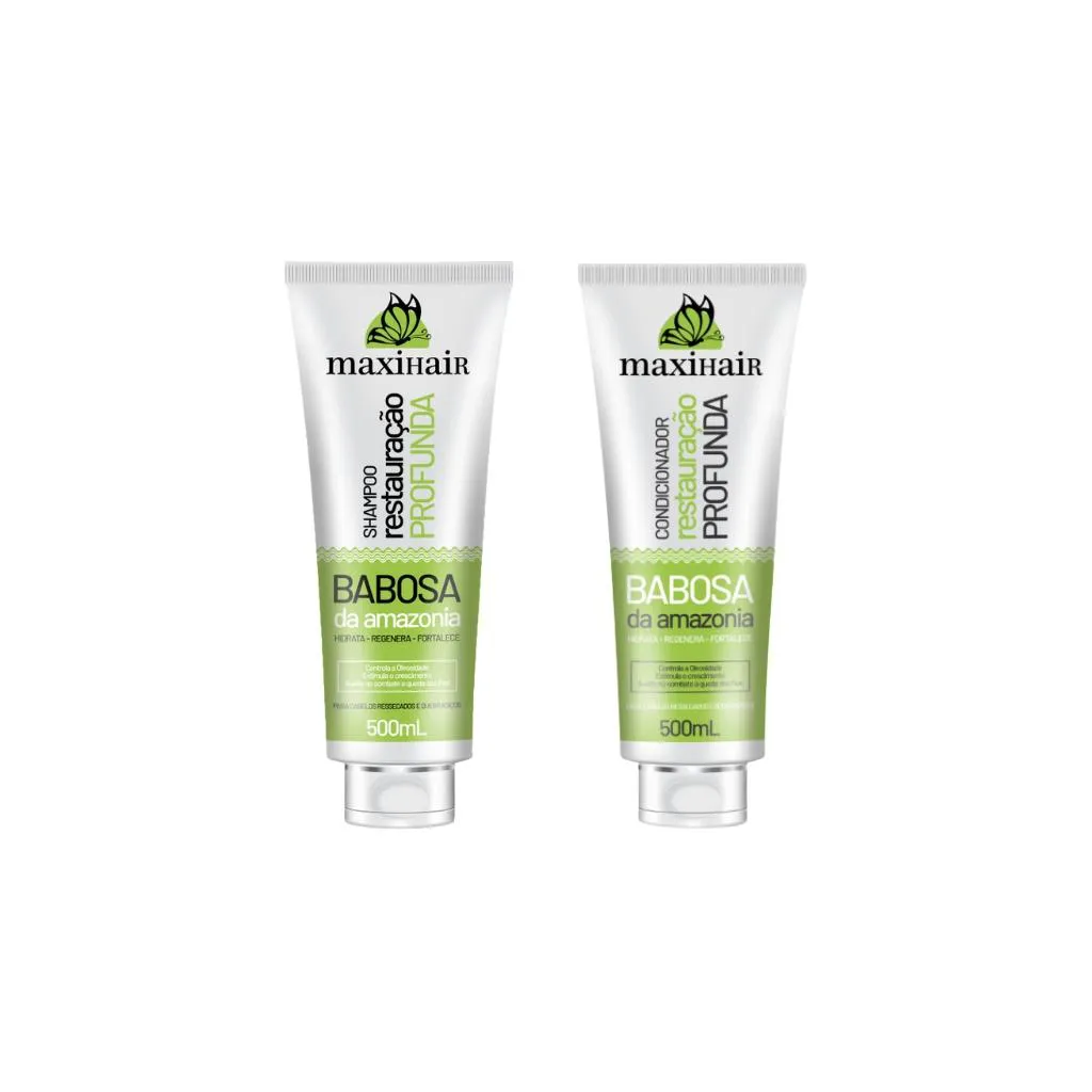 KIT BABOSA DA AMAZONIA MAXIHAIR SHAMPOO+COND 500ML