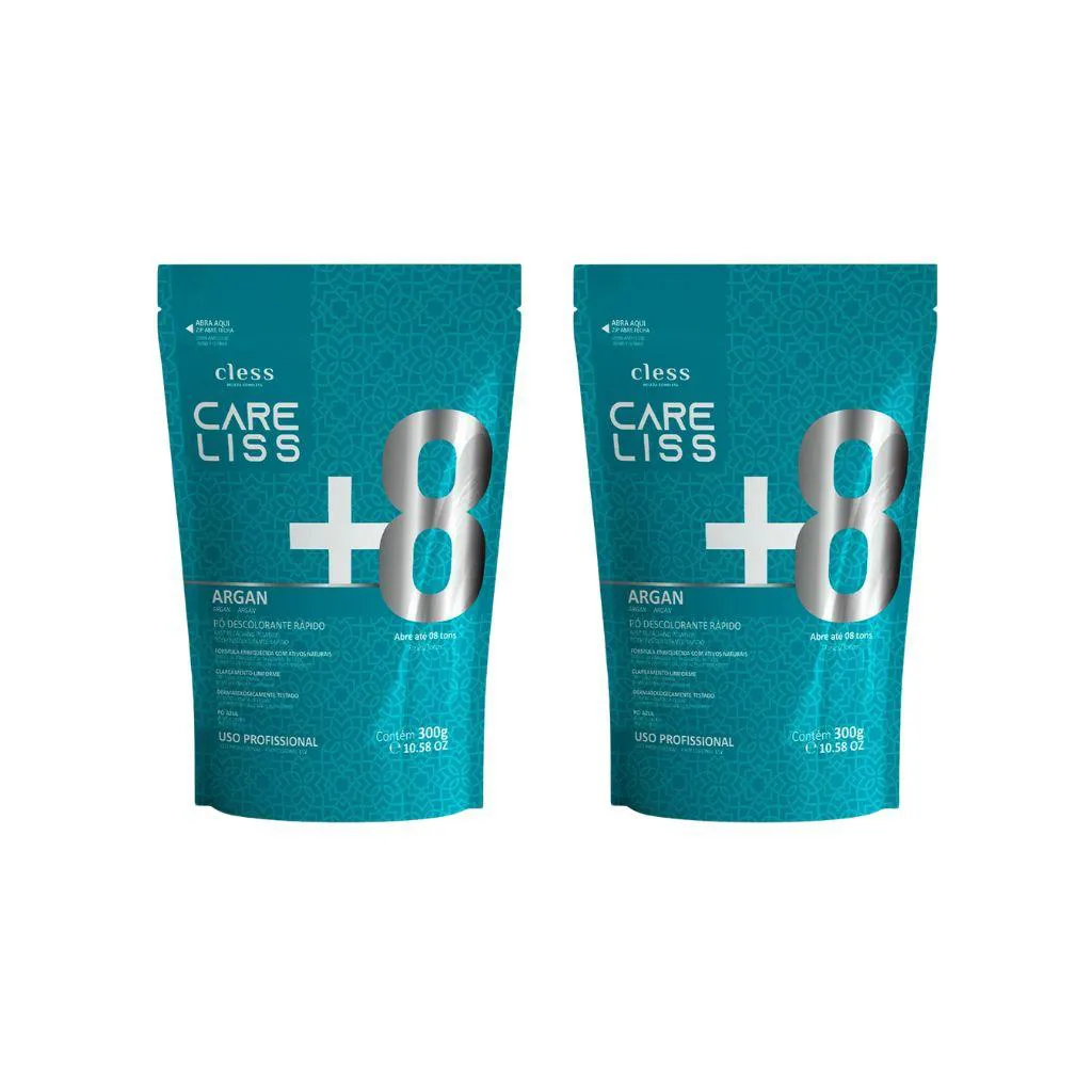 PO DESCOLORANTE CARE LISS OLEO DE ARGAN 300G - KIT C/2UN