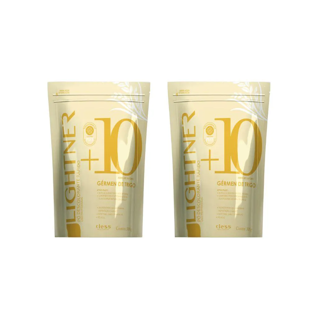 PO DESCOLORANTE LIGHTNER GERMEN DE TRIGO 300G - KIT C/ 2UN