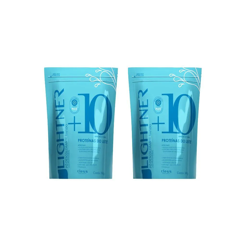 PO DESCOLORANTE LIGHTNER PROTEINAS DO LEITE 300G - KIT C/2UN