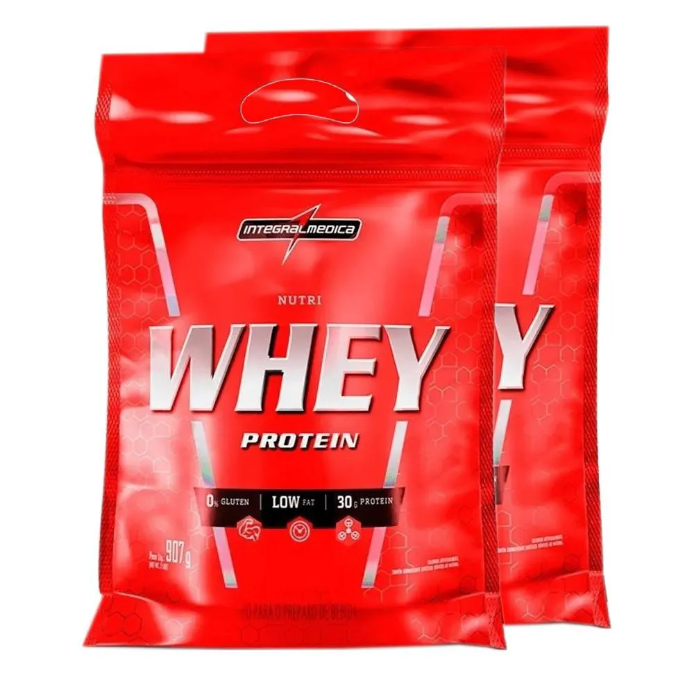 COMBO 2X NUTRI WHEY ISOLADO CONCENTRADO BAUNILHA - INTEGRALMEDICA