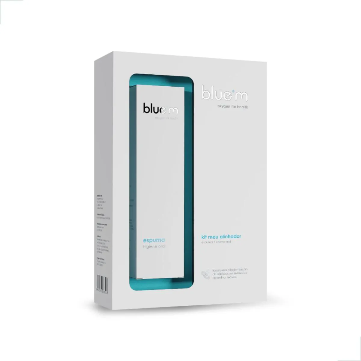 KIT MEU ALINHADOR BLUEM HIGIENE COMPLETA ORTODONTIA ALINHADORES APARELHOS OXIGêNIO ATIVO SAúDE BUCAL EXCLUSIVA PLACAS PR