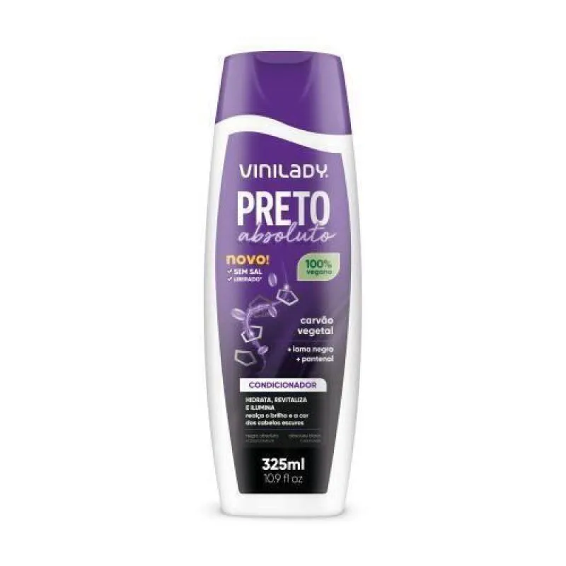 CONDICIONADOR PRETO ABSOLUTO 325ML