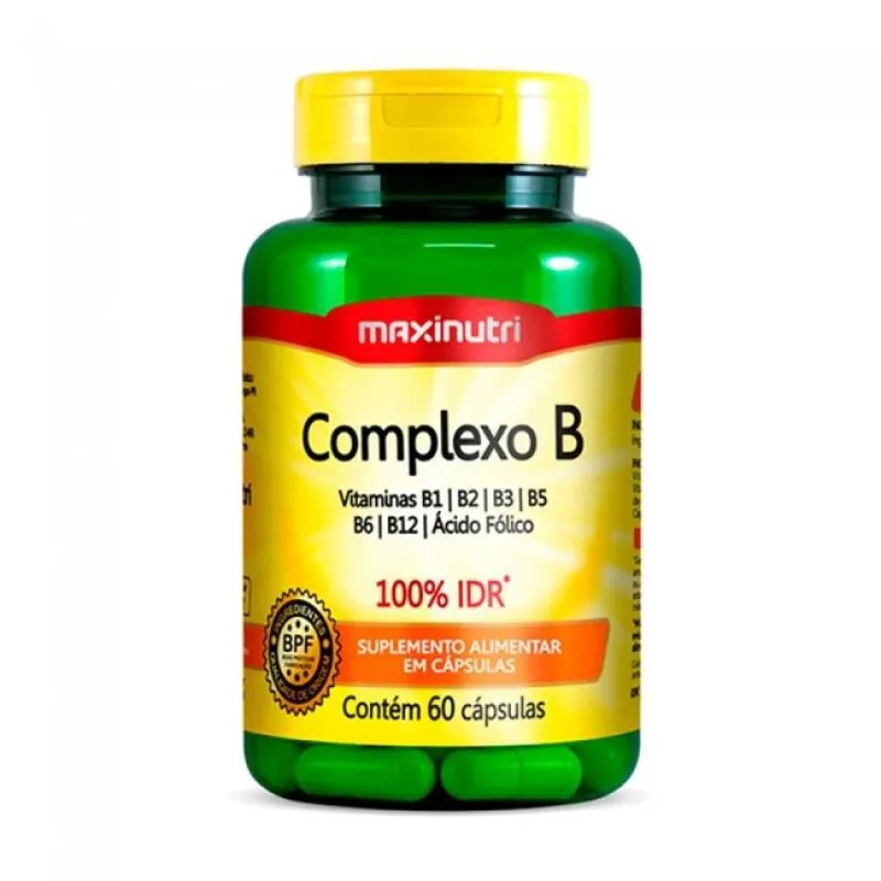 COMPLEXO B 100% IDR (60 CAPS) - PADRãO: ÚNICO