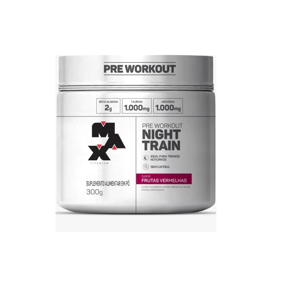 NIGHT TRAIN (300G) - SABOR: FRUTAS VERMELHAS