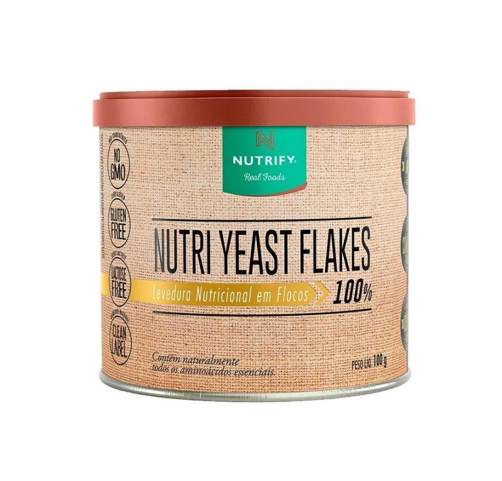 NUTRI YEAST FLAKES (100G) - SABOR: NATURAL