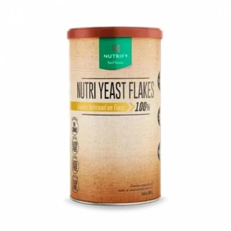 NUTRI YEAST FLAKES (300G) - SABOR: NATURAL