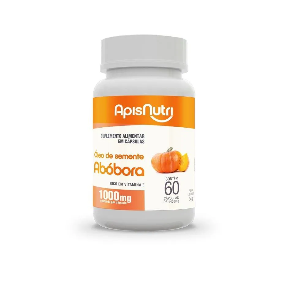 ÓLEO DE SEMENTE DE ABóBORA 1000MG (60 CAPS) - PADRãO: ÚNICO