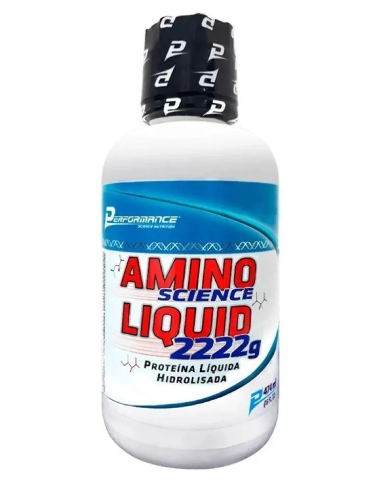 AMINO SCIENCE LIQUID 2222 (474ML) PERFORMANCE NUTRITION SABOR  FRUTAS TROPICAIS