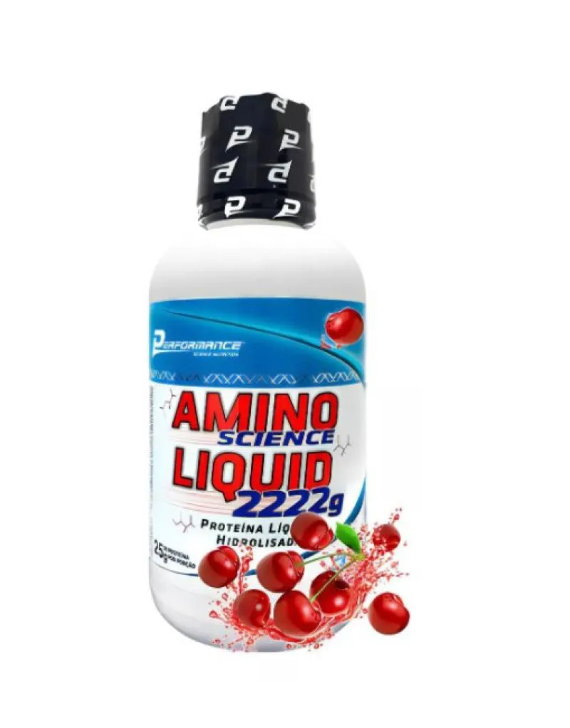 AMINO SCIENCE LIQUID 2222 (474ML) PERFORMANCE NUTRITION SABOR CEREJA
