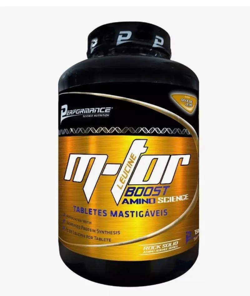 M TOR BOOST LEUCINA PERFORMANCE 150 TABLETES MASTIGAVEIS SABOR DOCE DE LEITE