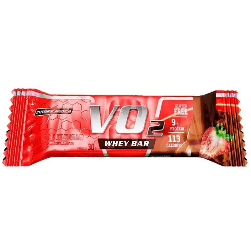 VO2 SLIM PROTEIN BAR (30G) - SABOR: MORANGO