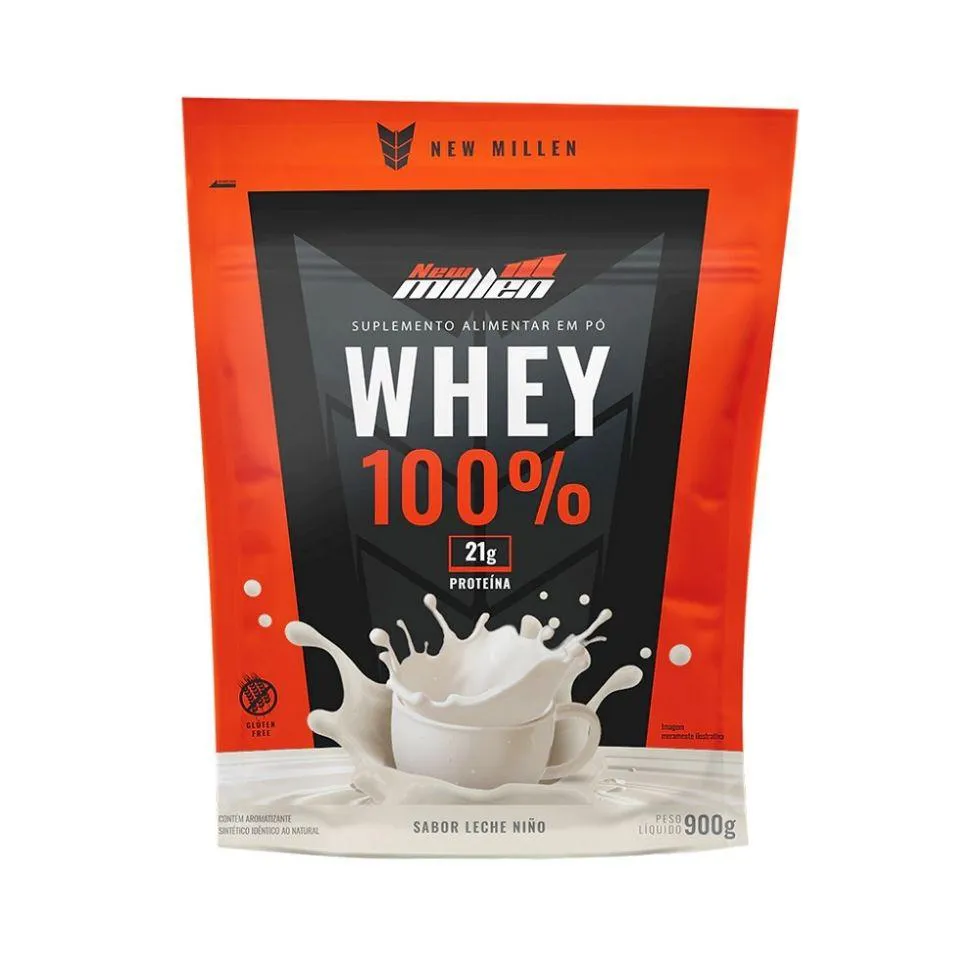 WHEY 100% REFIL (900G) - SABOR: LECHE NIñO