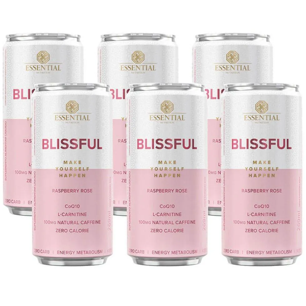 BLISSFUL PACK (6 LATAS X 269ML) - SABOR: RASPBERRY ROSE