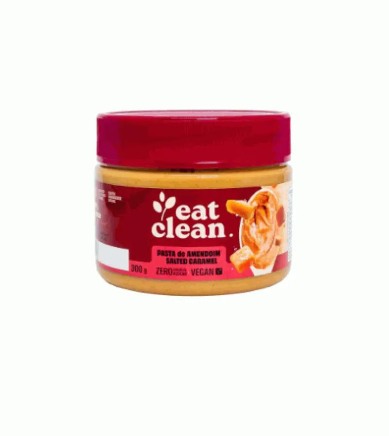 PASTA DE AMENDOIM (300G) - SABOR: SALTED CARAMEL (ZERO ADIçãO)