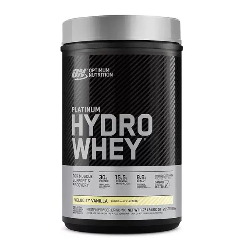 PLATINUM HYDRO WHEY (820G) - SABOR: VELOCITY VANILLA (800G)