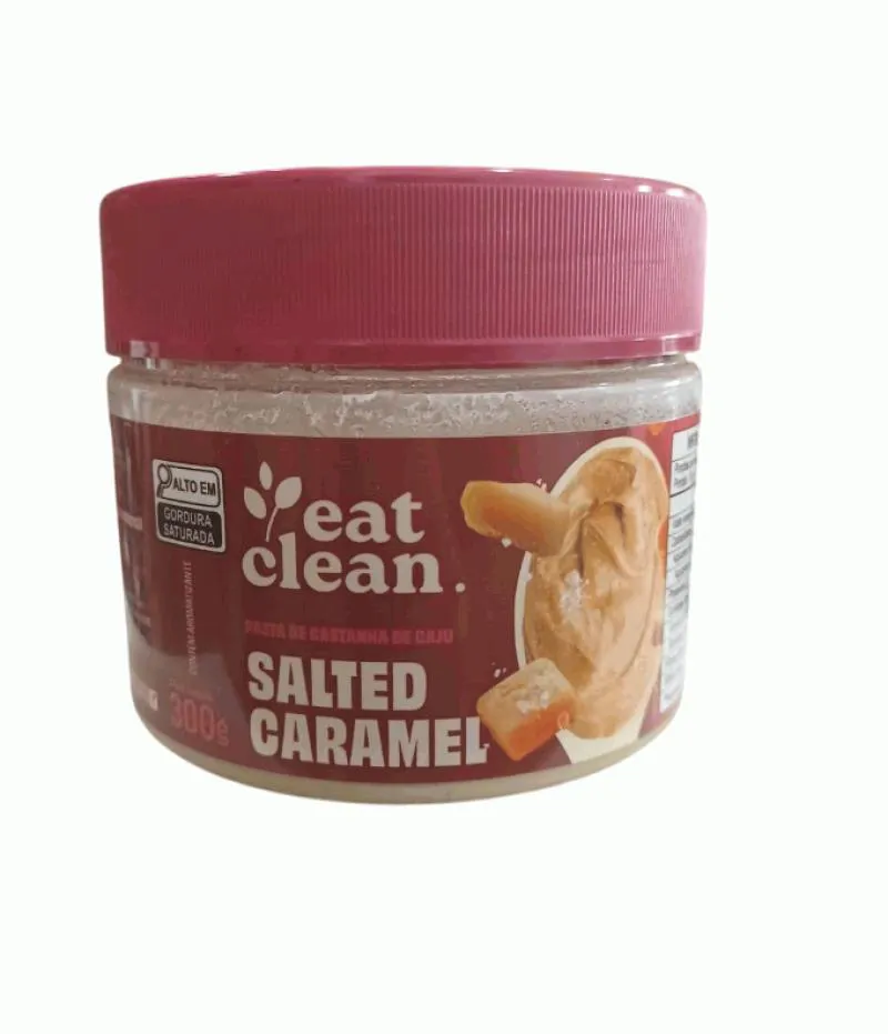 PASTA DE AMENDOIM (300G) - SABOR: SALTED CARAMEL / CASTANHA DE CAJU